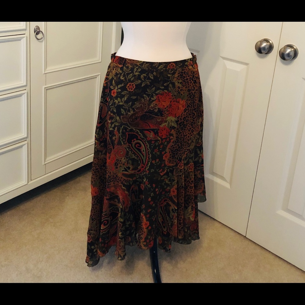 Flowing Skirt with Layers